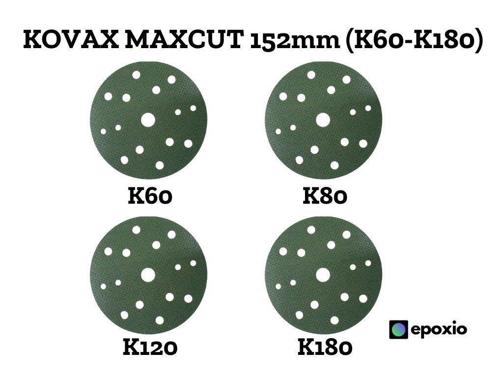 Kovax Maxcut 152mm K60-K180 